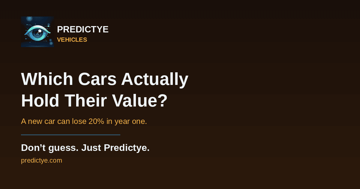 Which Cars Actually Hold Their Value?