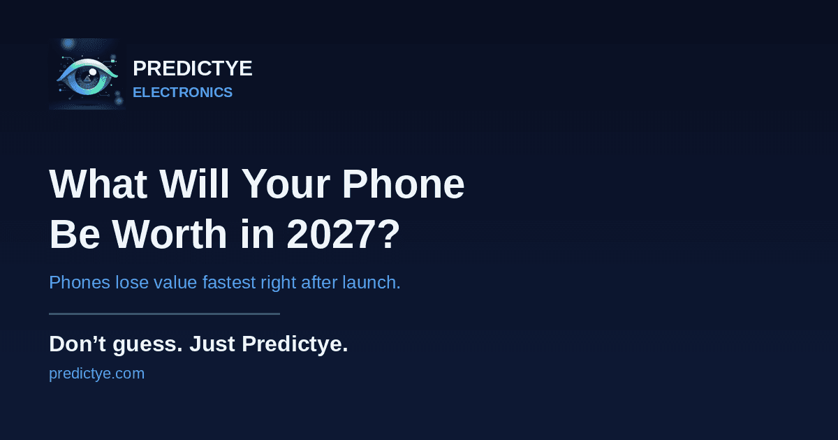 What Will Your Phone Be Worth in 2027?