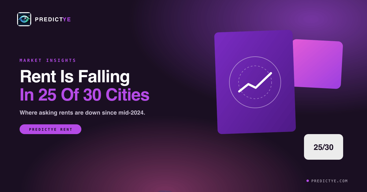Rent Is Falling in 25 of 30 Big US Cities. Here's Where.