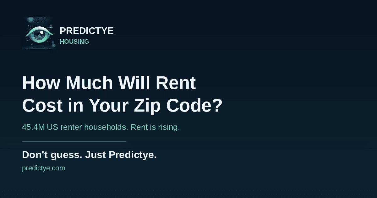 How Much Will Rent Cost in Your Zip Code? What the Data Says About America's Rent Problem