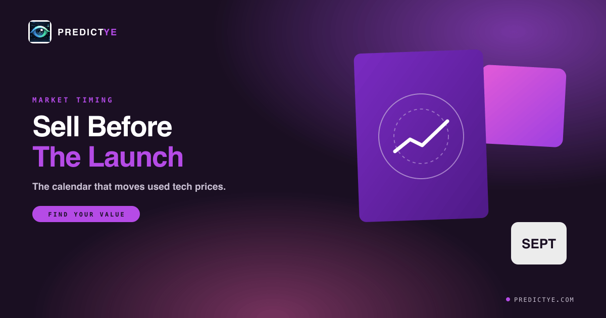 Sell Before the Launch: The Calendar That Moves Used Tech Prices