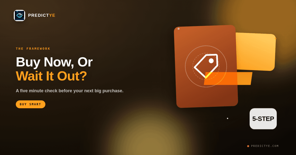 Should You Buy That Now or Wait? Here's How to Decide