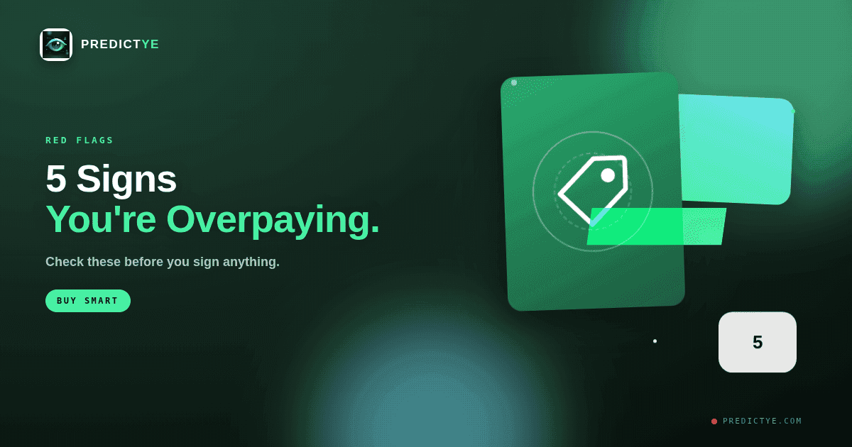 3 Signs You're About to Overpay, Even When the Price Looks Fair