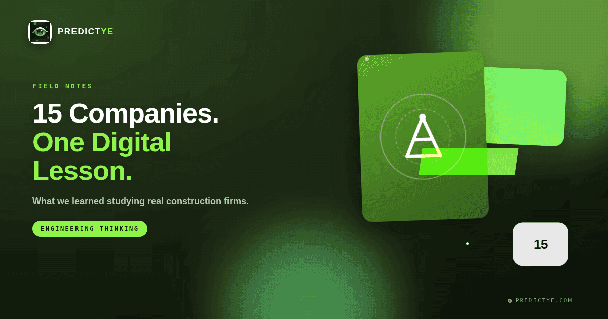 What 15 Real Construction Companies Taught Us About Going Digital